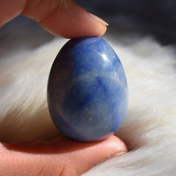Blue Quartz Yoni Egg