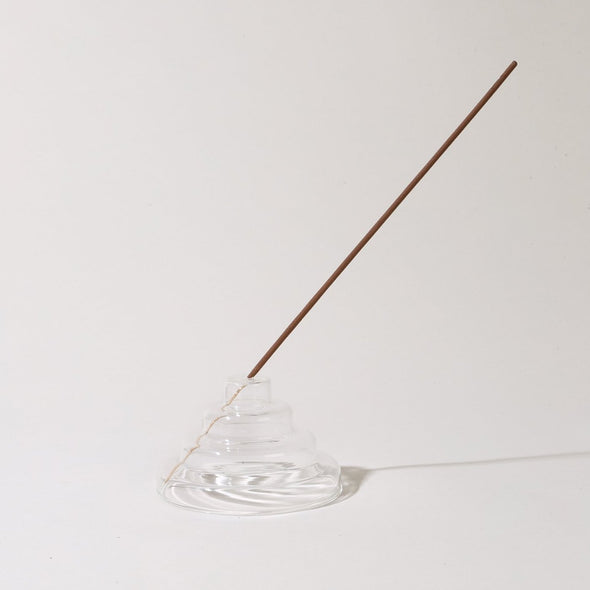 Meso glass incense holder